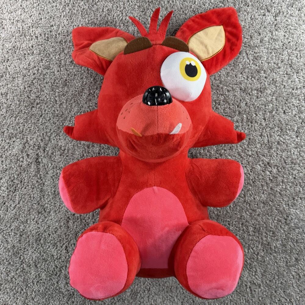 RARE/HTF-Five Nights at Freddys Jumbo 18–22” FOXY FNAF Plush-NO EYEPATCH VARIANT